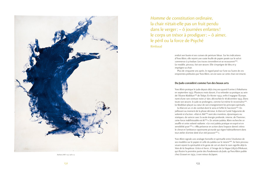 Yves Klein - Embrasure - pages 132 et 133